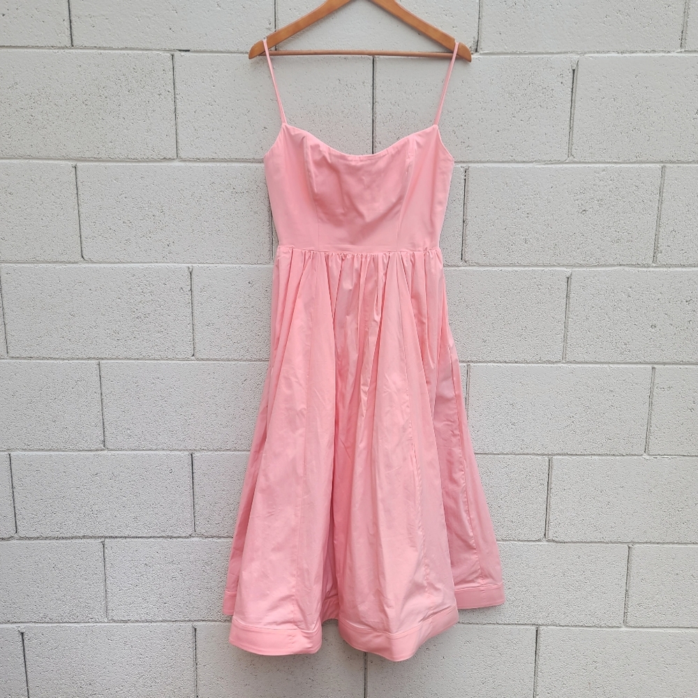 House Of CB | Lolita Rose Pink Cotton Corset Sundress Size Medium - Picture 3 of 15